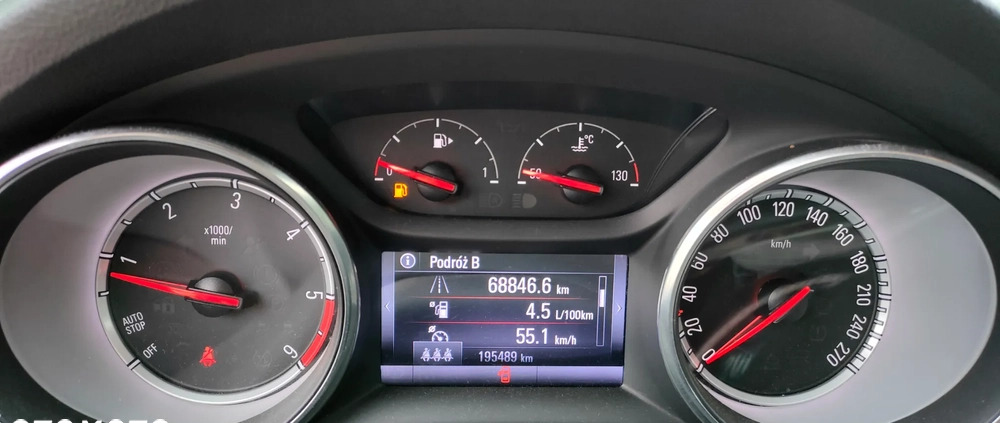 Opel Astra cena 36000 przebieg: 195000, rok produkcji 2016 z Dobrzyca małe 121